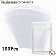 TOPBEAUTY 100 Sheets PSA BGS Slab Sleeve, Transparent Waterproof PSA BGS Card Brick Film, High Quali