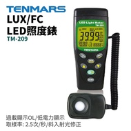 [TENMARS] TM-209 LUX/FC Illumination Meter Overload Display OL Sampling Rate 2.5 Times/Second Diagon