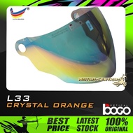 BOGO VISOR L33 CRYSTAL ORANGE FOR LTD AVENT, INDEX, X-DOT G518 (SIANG-MALAM)
