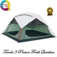 TENDA Quechua Camping Tent 3 Person Skylight Fresh Tent 3 Person Original Imported Product