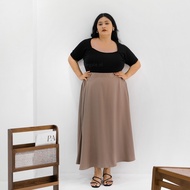 EGALE.ID - ⁠Flare Skirt | Plus Size Jumbo Size Big Size