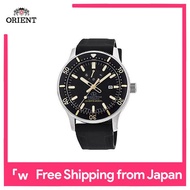 [Orient Watch] Watch Orient Star Sports diver 200m waterproof full-scale diver model (ISO compliant) Power reserve 50 hours RK-AU0303B Men's black