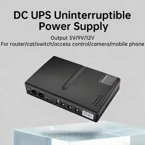 5V9V12V Optical Cat Monitor Backup Uninterruptible DC Power Supply Charger Cell Phone UPS No Battery