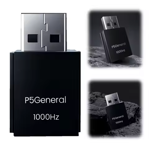 P5General Game Activator with True 1000Hz Bidirectional Gamepad Converter USB Receiver for Raspberry