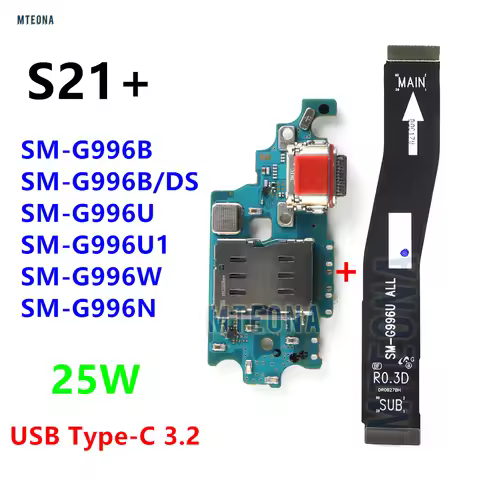 25W Fast USB Charging Dock Port Board For Samsung Galaxy S21+ 5G SM-G996B G996U G996N Connect Type-C