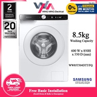 [Free Installation within Klang Valley Area] Samsung 8.5kg Front Load Washer WW85T504DTT/FQ with AI Control Washing Machine WW85T504DTT