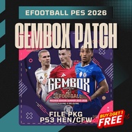 EFOOTBALL PES 2026 PS3 CFW/HEN – GEMBOX PATCH SUMMER UPDATE | Latest Transfer 2025/2026