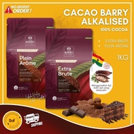 Cacao Barry Alkalised Powder Extra Brute Cacao Powder Plein Arome Cocoa Powder Pure Serbuk koko 100%