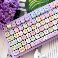 Crayon Shin Chan Keycaps MOA Height Anime Keyboard Keycaps PBT Material DYE-sublimation Cute 61/68/7