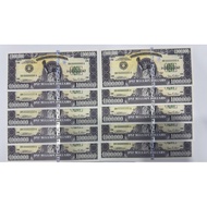 百万美金 1 Million USD Fantasy Note Solid Number Set(10 pcs)