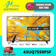 BISA GOJEK - LG 43UQ7550PSF SMART TV 43 INCH 4K UHD MAGIC REMOTE