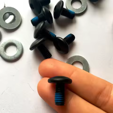 6pcs/lot 6mm Diameter Inline Skate Shoes Bottom Screws Nails For SEBA Skates High HV Patines Scooter