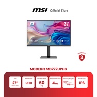 MSI Monitor MODERN MD272UPHG | 27" | UHD | IPS | 4ms | 180Hz (จอคอมพิวเตอร์) [Pre-Order จัดส่งภายใน7