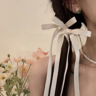 Cute Long Ribbon Hair Clip [CODE A308 ][T1-KHO1]