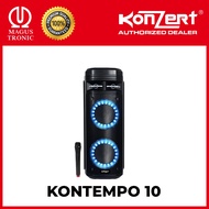 Konzert Kontempo 10” Karaoke Portable Speaker