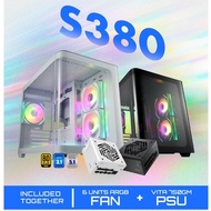 FSP S380 mATX T.G PC Case + FSP VITA 750GM ATX3.1 (PCIe5.1) 80+ Gold Fully Modular PSU [ CASE + PSU 
