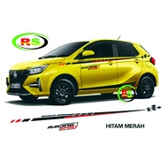 Daihatsu Ayla 2023 stickers, side body trim accessories, Ayla, agya, etc., cutting stickers