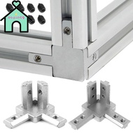 OTUINSG Bracket Connector Aluminum Alloy with Screws 2020 3030 4040 Series Slot 3-Way