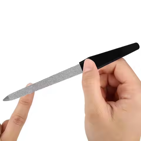 3Pcs DIY Nail Art Professional Nail File Metal Nail File Double Sided Nail File Manicure Pedicure Be