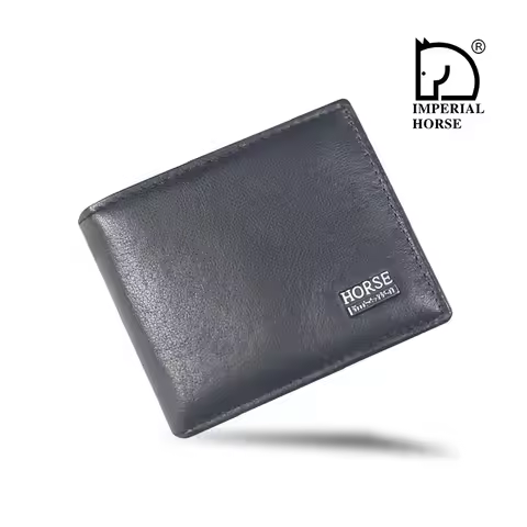 Imperial Horse Men's Cow Leather Short Wallet Business 060