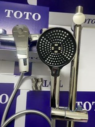 TOTO全銅花灑淋浴套裝浴缸龍頭簡易花灑混水閥淋浴噴頭花灑