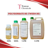 Polysorbate 80 / Tween 80 – Food Grade Emulsifier [100mL / 500mL / 1L] | Solubiliser | Oil & Water M