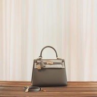 Hermes Kelly25  Etoupe GHW Epsom 大象灰 金扣