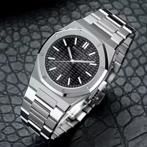 New 2025 Fashion Rare Specht & Söhne Men's Watch Ultrathin 38MM Steel Sapphire Crystal VH31 Quartz W