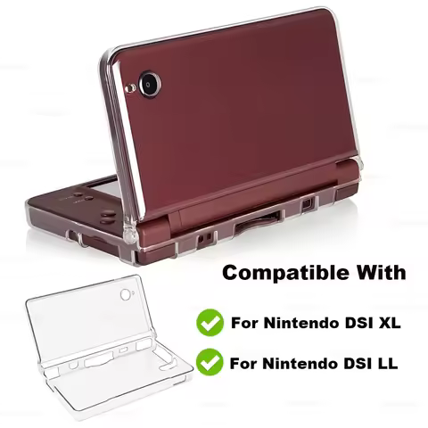 Transparent Case For DSI NDSi XL LL Game Console Protective Shell Screen Protector Pet Film Skin Cry
