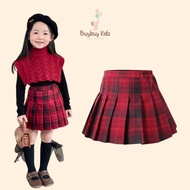 Girls Short Skirts - KIMBERLEY SKORT - Premium Girls Mini Skirts Tartan Skirts Girls Kids Girls Mini Skirts