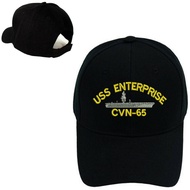🎩🎩หมวกเบสบอลเรือรบหมวก USS ENTERPRISE CVN-65