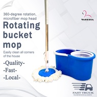 Mop With Spinner and Bucket Magic Mop 360 Easy Rotating Map Floor Mop/C05045