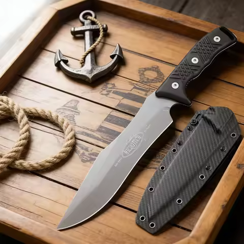 Arbiter Camping Jungle Troubleshooting Knife, Outdoor adventure emergency tool, Sharp Fruit knife