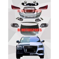 Audi Q5 08-12 convert RSQ5 2013 bodykit front rear bumper grill diffuser head tail lamp light bonnet