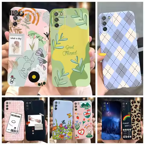 For Xiaomi Poco M3 Case Cover Poco M3 Pro 5G 2021 Silicone TPU Phone Case For Xiaomi Poco M3 Pro Sof