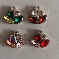 PREORDER CHAT BEFORE ORDER: manik iron on glass beads - harga utk satu (1pc) code i 4