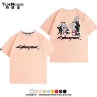 TEDENGBAO | Cyberpunk Edgerunners Rebecca Lucy 2077 Game Collaboration T-shirt
