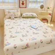 100% Cotton 1000TC fitted sheet unicorn single super single queen king cartoon bedsheet set