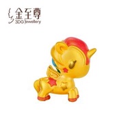 "tokidoki 系列"Au999吊墜壹個 附有彩色附著物