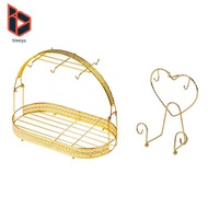 blesiya Cup Drying Rack Stand, Dry Rack with Removable Glass Cup Stand, Modern Bottle Rack Cup Metal