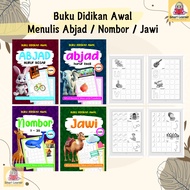 [SMART] Buku Didikan Awal Menulis Abjad Nombor Jawi KSPK Huruf Besar Kecil