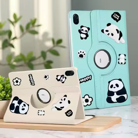 For Lenovo Tab P11(TB-J606F)11inch DIY Cartoon Panda Kids Tablet Cases For Lenovo Tab P11 Plus(J607F