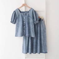 A0998 Women's Denim Suit