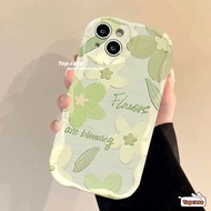 Tecno Spark Go 2024 2023 infinix Hot 40i 30i 30Play Smart 8 7 6 Plus 5 Spark Go 2024 Note 30 12 G96 20i 12 11 10 9Play Blooming Flowers 3D Wave Edge Phone Case Soft Cover