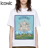 iCONiC Blue Bear T-shirt #4292 เสื้อยืด พิมพ์ลาย หมีสีฟ้า  เสื้อยืดพิมพ์ลาย เสื้อยืดแฟชั่น เสื้อยืดส