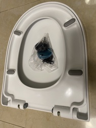 全新白色馬桶蓋 廁所 O 型廁板 (座 馬桶 Toilet seat Bidet BEMIS American Standard 美國標準 美標 蓋板 TOTO Kohler 緩衝 靜音
