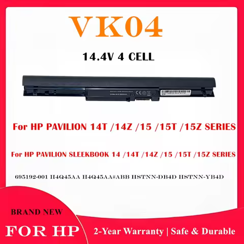 VK04 VKO4 Laptop Battery For HP 694864‑851 695192‑001 H4Q45AA H4Q45AA#ABB HSTNN‑DB4D HSTNN‑YB4D