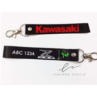 KAWASAKI Z800 PLATE NO./NAME Keychain Keyring