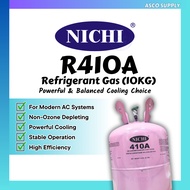 NICHI || R410A Refrigerant Gas || For HVAC & Refrigeration Systems || Non-Flammable || 10kg
