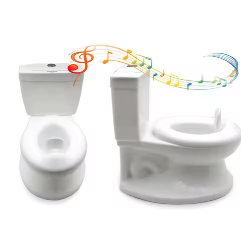 Eco-friendly PP Material Portable Kid Baby Potty Children'S Toilet，Simulator Custom Baby Toilet Trai